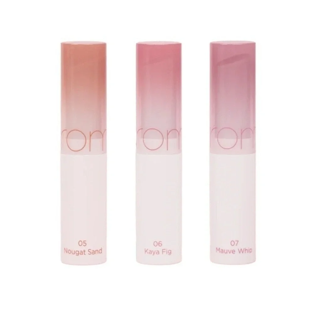 NEW Rom&nd Glasting Melting Balm Trio 3pc Lib Gloss Lippy Romand K‎ BeautyNIB